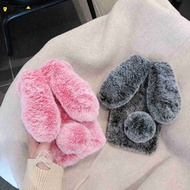 For Samsung Galaxy S25 Plus S24 FE Ultra Edge M15 F15 A55 A15 M54 S25+ S24+ Phone Case Cute Fluffy H