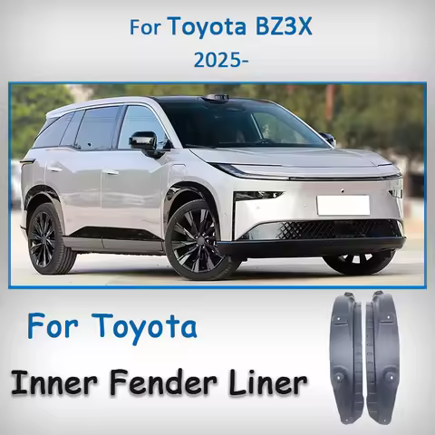 For Toyota BZ3X BZ 3X 2025 2026 Rear wheel lining mudguard Inner Fender Liner No punching required S