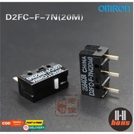 TOMBOL Omron D2FC-F-7N Mouse Button Small 3 Pin Micro Switch D2FCF7N