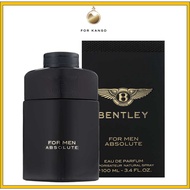 Bentley For Men Absolute EDP (100ml) Bentley Men Perfume | 100% Authentic | Local SG Shop