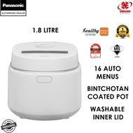 Panasonic Microcomputer Rice Cooker 1.0L SR-DM104KSK (BK) / 1.8L SR-DK184WSK (WH) & SR-DM184KSK (BK)