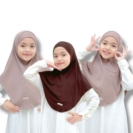 Andii- Mayora Children's Instant Hijab with Rayon Rubber Chin for Girls