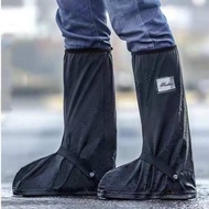 Premium Rain Shoe Cover Rubber Waterproof Motorcycle Bike Reflective Boot Footwear (1 Pair)