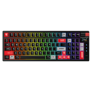 WIRELESS KEYBOARD (คีย์บอร์ดไร้สาย) FANTECH MK918 ATOM PRO97 BLACK,BLUE SWITCH