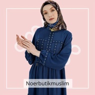 Best Hikmat Fashion Original D7740 Abaya Hikmat Noerbutikmuslim Gamis