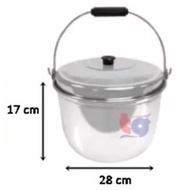 ZIRAFAH High Quality 28cm Aluminium Pot / Cooking Pot / Stock Pot /Periuk Lauk / Periuk Kuah