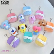 GANTUNGAN BTS BT21 KEYCHAIN 2 IN 1 DOLL KEYCHAIN TATA COOKY CHIMMY KOYA MANG RJ VAN JUNGKOOK shrb