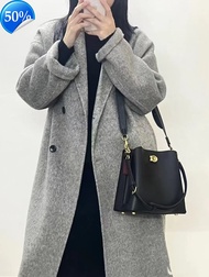 Willow Bucket Bag for Women Classic Old Flower Underarm Bag Denim Shoulder Bag Tote Bag for Women