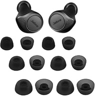 Ear Tips Buds Compatible with Jabra Elite 75t Headphone, 6 Pairs Replacement Silicone Eartips, Fit f