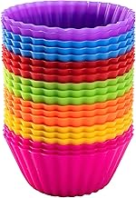 AVANA Large Reusable Muffin Moulds Made of High-Quality Silicone (Pack of 20) Muffin Cases BPA-Free 