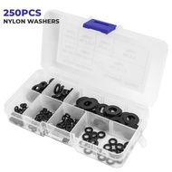 Allefix Nylon Washer Flat Nylon Washer Set 250PCS -6605