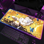 Atago Azur Lane Mouse Pad RGB LED Non-slip Desk Mat Rubber Gaming Accessories Large XXL Computer Off