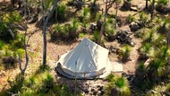 Banglo 4 m² dengan 1 bilik tidur dan 0 bilik mandi peribadi di Agnes Water (Grass Trees Camping with