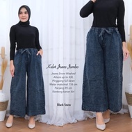 Kulot Jumbo Payung Jeans Snow Xxxl //Jf703 Zuw