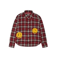 Cactus Plant Flea Market Double Vision Check Shirt Red Unused