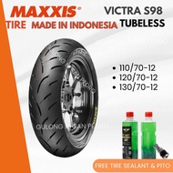 Beast Flash and Maxxis Tubeless Tire 110/70-12, 100/90-12, 110/90-12, 90/90-10, 100/90-10, 110/90-10