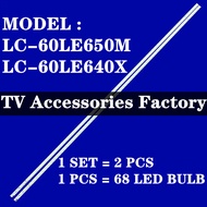 LAMP LC-60LE640X LC-60LE650M BACKLIGHT SHARP 60" INCH LED TV LC60LE650M 60LE650 LC60LE650 Mlc10 60"