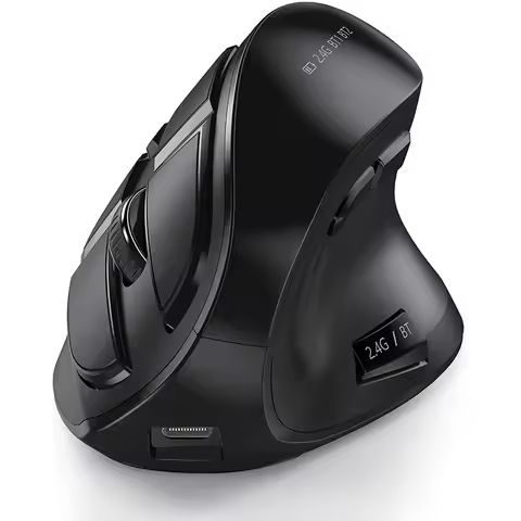 Bluetooth Vertical Wireless Mouse for Tablet Laptop Notebok Rechargeable USB Wireless Mouse Ergonomi