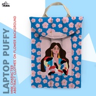 MNK I PUFFY BAG | PUFFY LAPTOP | PUFFY LAPTOP BAG| PILLOW BAG | PUFFY BAG By Manukashop l