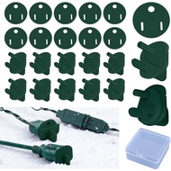 10 Sets Weatherproof Gaskets and Plug Protectors Covers, Outdoor Waterproof Outlet Plug Cover GFCI E
