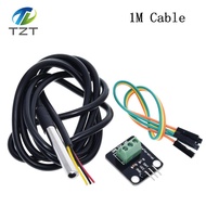 【Hot ticket】 DIYTZT DS1820 Stainless steel package Waterproof DS18b20 temperature probe temperature
