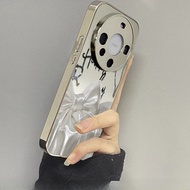 Ốp lưng điện thoại Guanglu cho Huawei Honor X70 X60 X50 X40 GT có gương trang điểm họa tiết nơ