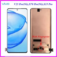 อะไหล่มือถือ Vivo V25 Pro 5GX70 Pro 5GS15 Pro/สายแพร/ฝาหลัง/กระจกเลนส์กล้อง/แบตเตอรี่ B-W2/หน้าจอ LC