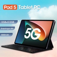TERBARU Tablet 5 Pro Pad Baru 11 Inci, Tablet Snapdragon 865 Android 1