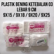 Plastic /BENING Pp Plastic PlasticKeripik Plastic Crackers Plastic Snack Dollar Brand Size 9x15 9x18
