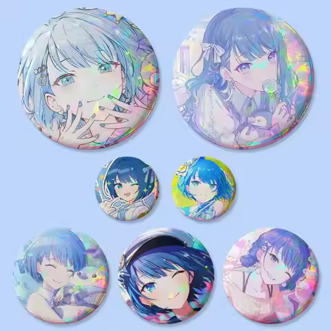 1pc Kiritani Haruka Badges 25 32 44 58 75 Mm Round Cosplay Pin Bag Decor Fans Collect Friends Gifts