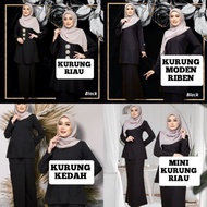 [NEW ARRIVAL] BAJU KURUNG IN BLACK - KURUNG RIAU/ KURUNG MODEN/ KURUNG KEDAH