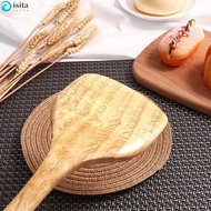 ISITA Spatula Hand Wok Bamboo Wooden Supplies Fish Steak Frying Pan Tools Turners