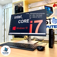 (คอมชุดมือสอง) HP EliteDesk 800 G8 Mini / i7-11700T / RAM 16 GB / SSD M.2 512 GB / จอ 24 นิ้ว