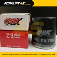 TOYOTA OIL FILTER EE90 OSK "O-1636" "7FG 8FG [1.0 - 3.0 TONNE]" 丰田机油滤清器