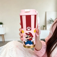 TERMOS Mario Bros Character Drinking Bottle Tumbler 500ml – Stainless Steel Thermos Drinking Bottle 
