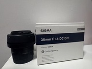 Sigma 30mm F1.4 Sony E mount