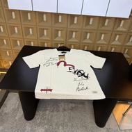 Evisu God of Fortune T-Shirt Short-Sleeved Full-Body Full-Print Seagull Letter Logo Three Standards 