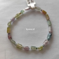 Kyowa Icy Turmaline Tourmaline Turmalin Tumblr Bracelet 4.4 mm 16 Boards