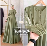 BIG SALE AYUNDA DRESS CRINKLE GAMIS AYUNDA CRINKLE AIRFLOW LD 120 AYUNDA DRESS BUSUI BAHAN CRINGKLE