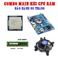 Combo Main H81 + G3220 chip + 4GB 8GB Ram with Free Zinc CPU Fan