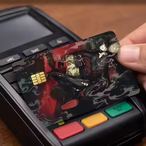 Game S-Slow D-Damage Towa Credit Card Public Transportation Cards Protective Sticker Waterproof Card