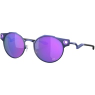 Oakley Sunglass Deadbolt OO 6046-10 50 Matte Navy w/ Prizm Violet