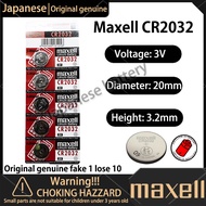 Maxell CR2032 Lithium Coin Cell Battery Pack of 5pcs Maxell 2032.