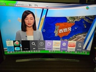 Very Low Usage Samsung 55" Smart TV with remote control & original TV stand , model:UA55JU7800J 三星55