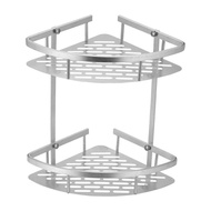 VERDOSTR LemonBest Aluminum Corner Shelf Rack 2 Layers - G48