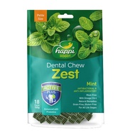 Happi Doggy Dental Chew Zest Petite Mint 2.5inch / Dog Dental Chew / Dog Chew