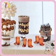 DIACHASG 1/10Pcs Mini Cowboy Boot Glasses, 1 Oz Transparent Western Cowboy Glasses,  Plastic Shot Gl