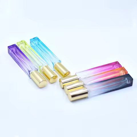 10/30pcs 10ml Glass Portable Refillable Perfume Bottle Cosmetic Container Empty Spray Atomizer Trave