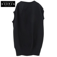 三宅一生 3D 立體無袖連身裙，女款，黑色，2 碼，IM31KH787