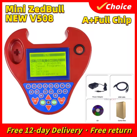 Smart Super Mini Zedbull V508 Zed-Bull Transponder Key Programmer MINI ZED BULL Black or Red Color K